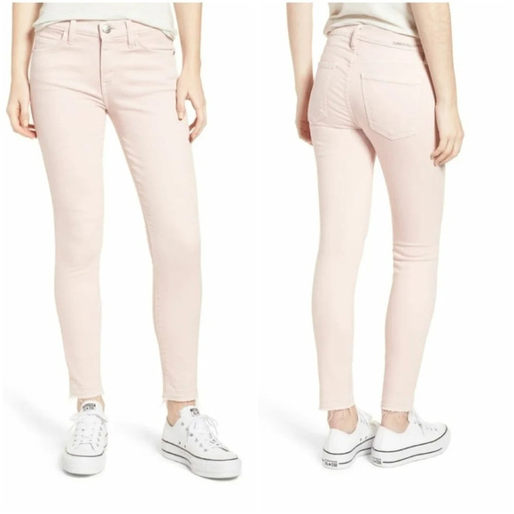 Current/Elliott Primrose Pink The Stiletto Jeans - Picture 1 of 16
